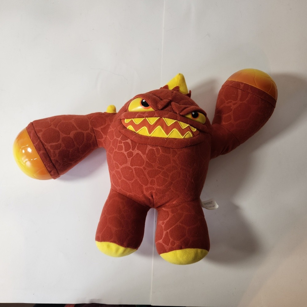 Skylanders Giants Eruptor Plush Activision‎ Fire Element Stuffed Animal Red 12"